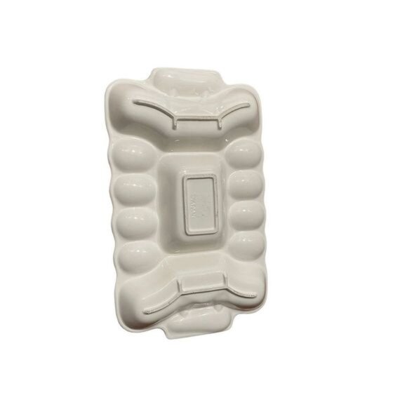 Deviled Egg Veggie Tray RARE Vintage Japan Jamestown China Garden Delight Patter - Picture 3 of 5